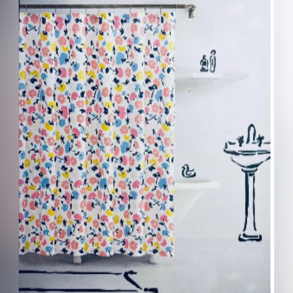 Kate Spade Floral Shower Curtain